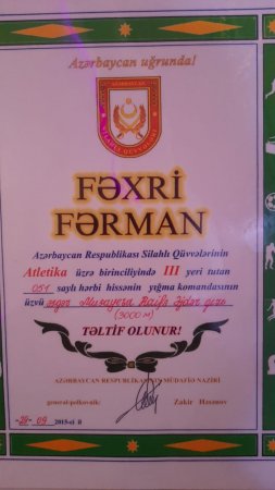 Siz də tanıyın ! Milli Ordumuzun tibb bacısı- idmançı xanım Musayeva Raifə Əjdər qızı ! Siz də tanıyın ! Milli Ordumuzun tibb bacısı- idmançı xanım Musayeva Raifə Əjdər qızı !